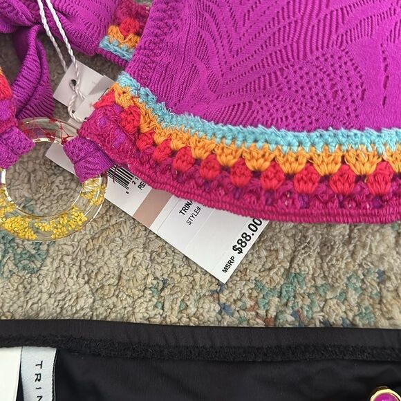 NWT Trina Turk Swim & Spa Collection 2 Pc Bikini Swimsuit - Picture 4 of 7